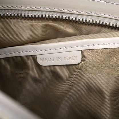 Burberry Calfskin Studded Hobo White 7 of 34