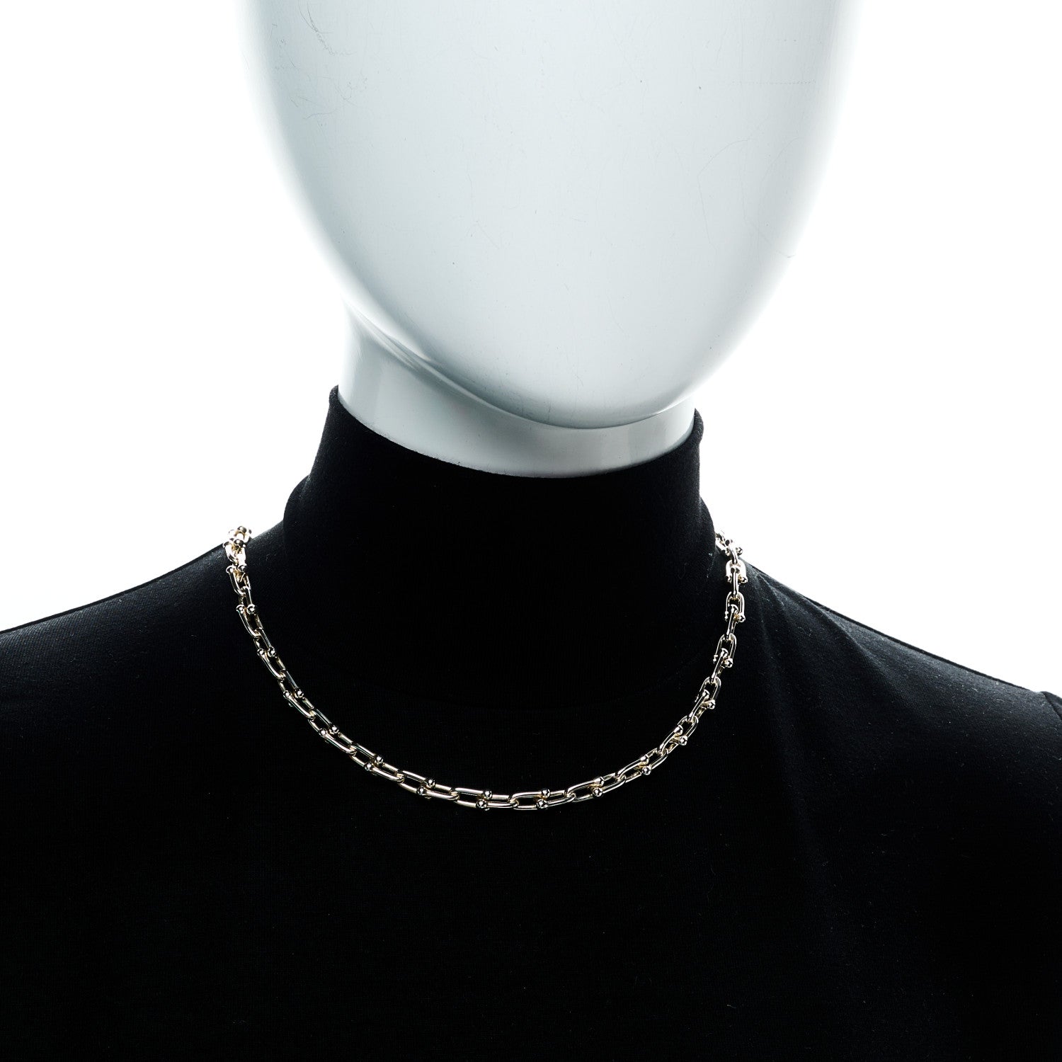 Tiffany Sterling Silver Small HardWear Link Necklace 2 of 6