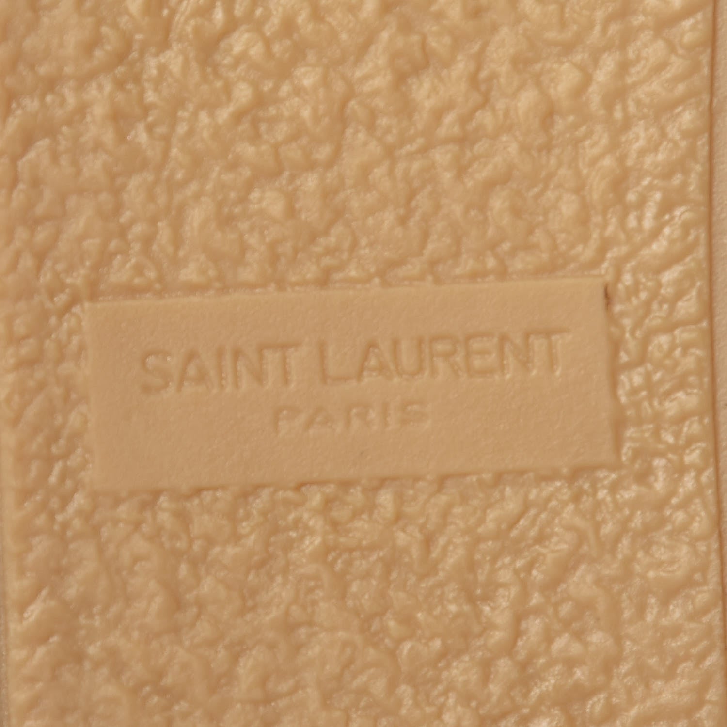 Saint Laurent Metallic Lambskin Monogram Espadrilles 39.5 Metal Carry 6 of 9