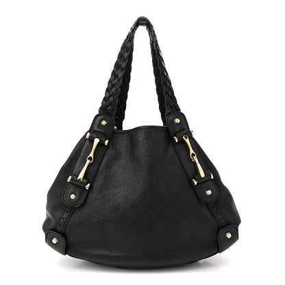Gucci Guccissima Small Pelham Shoulder Bag Black 1 of 20