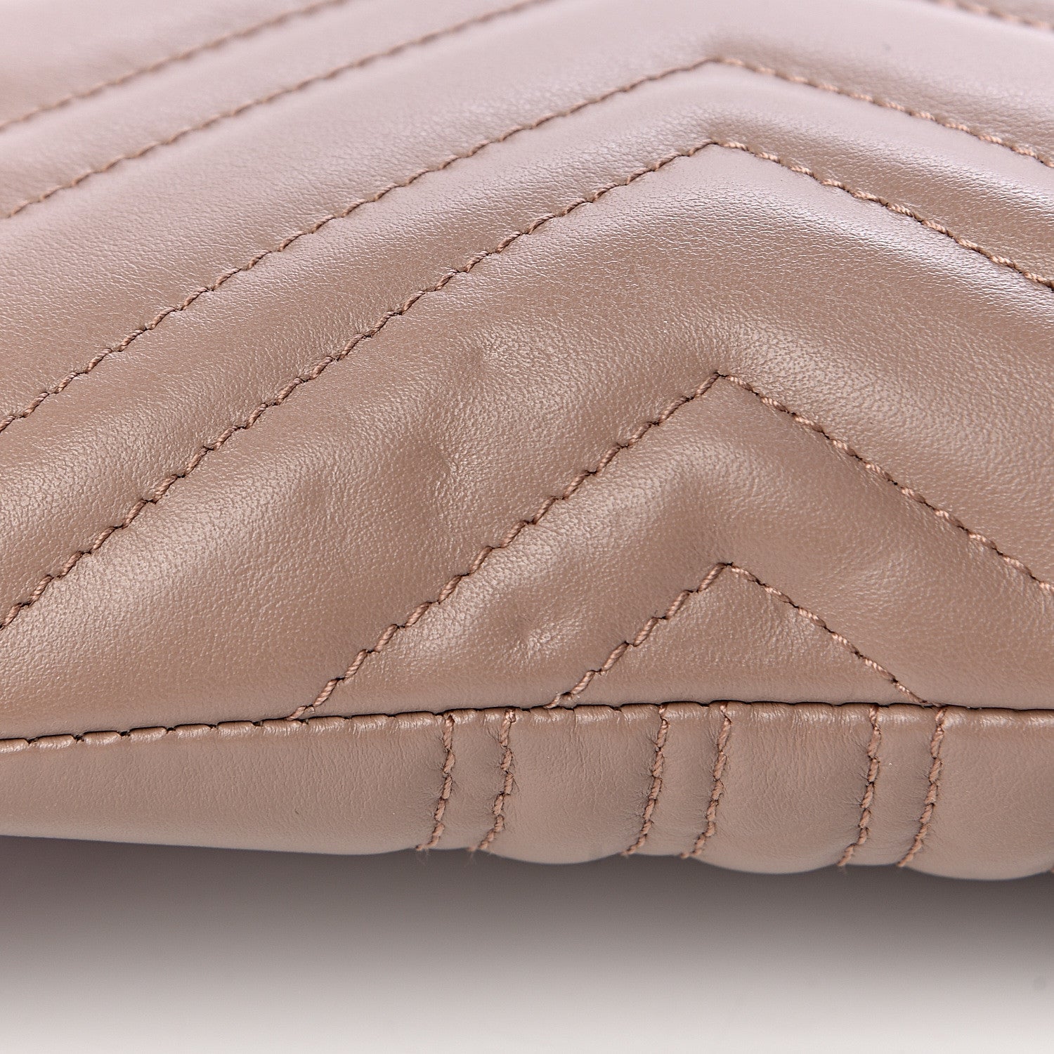 Gucci Calfskin Matelasse GG Marmont Clutch Porcelain Rose 11 of 12