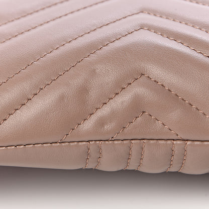 Gucci Calfskin Matelasse GG Marmont Clutch Porcelain Rose 11 of 12