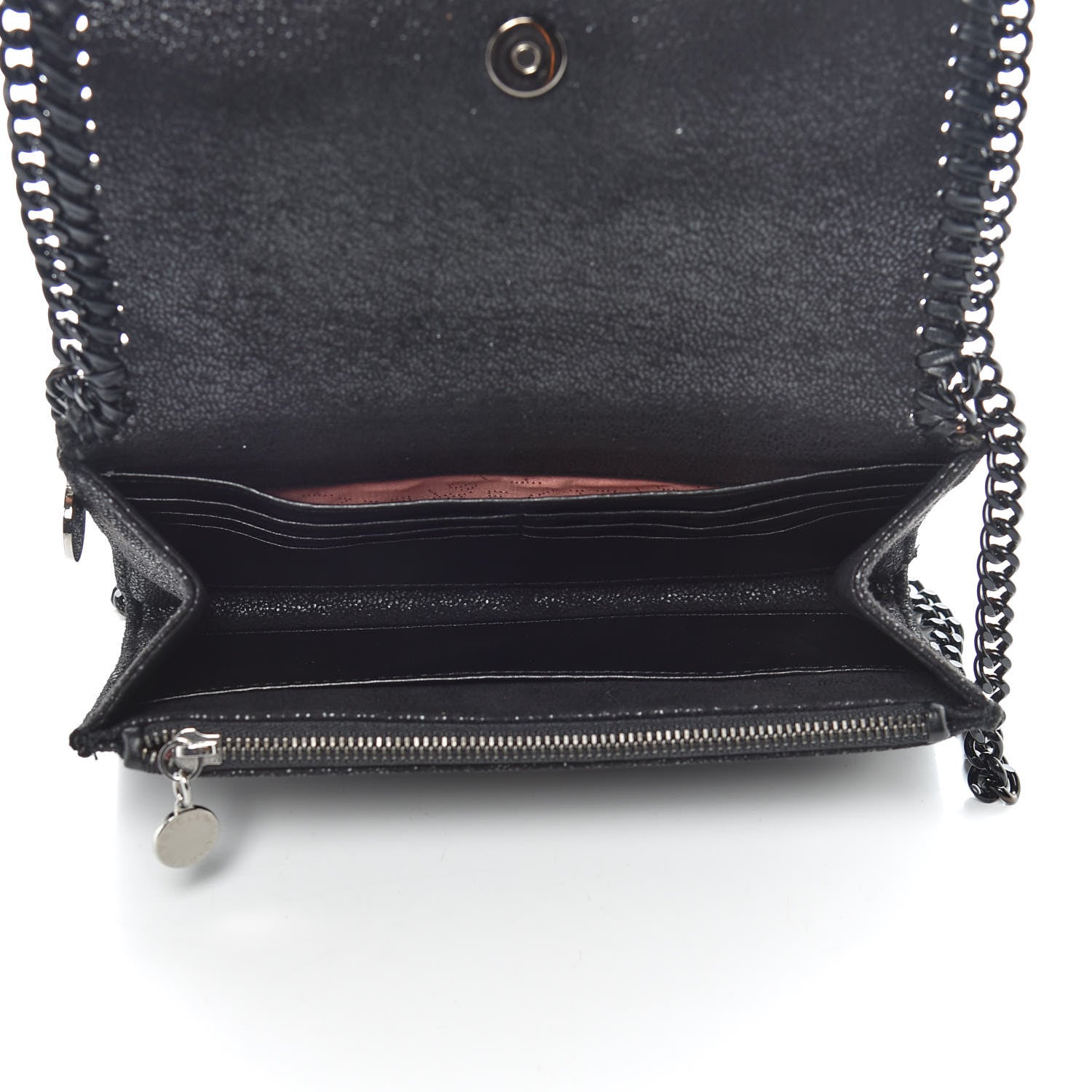 Stella McCartney Shaggy Deer Falabella Crossbody Clutch Black 7 of 9