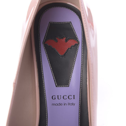 Gucci Patent GG Bow Sadie Spike High Heel Pumps 38 Perfect Pink 7 of 9