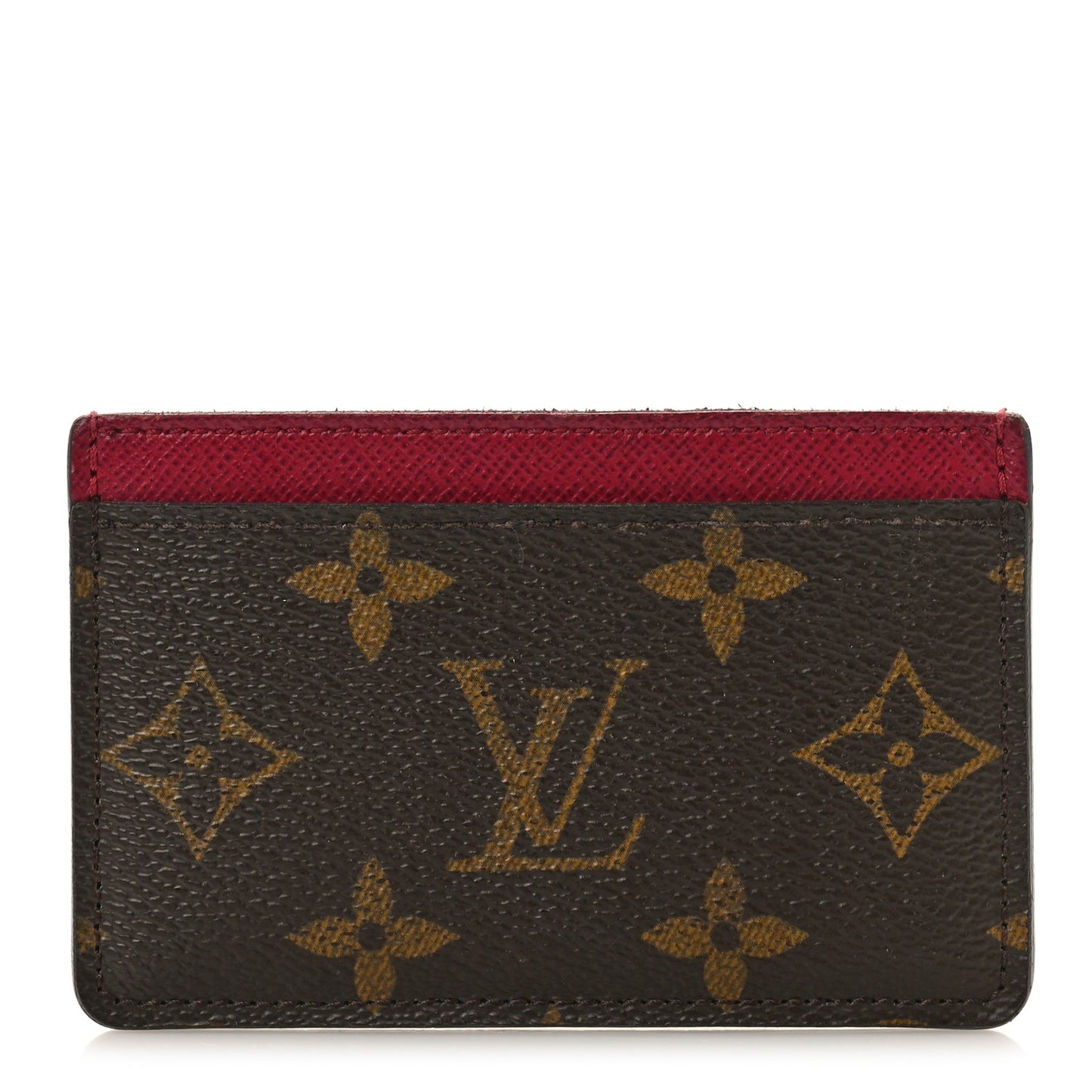 Monogram Card Holder Fuchsia