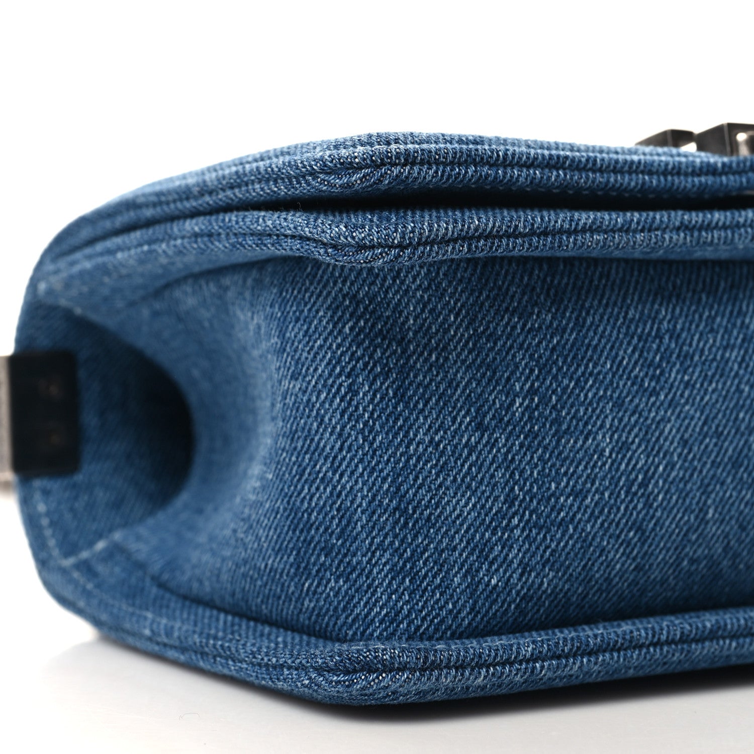 Chanel Denim Quilted Small Boy Flap Blue 9 of 11