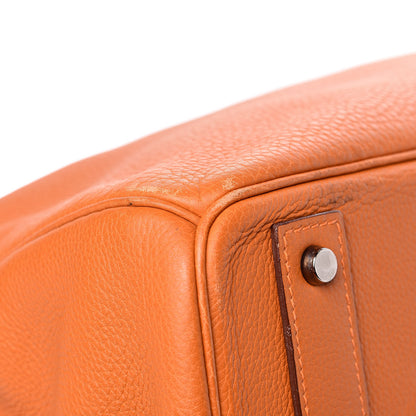 Hermes Togo HAC Travel Birkin 50 Orange 21 of 27