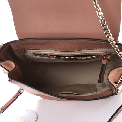 Chloe Suede Calfskin Small Faye Backpack Nougat 5 of 9
