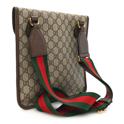 Gucci GG Supreme Monogram Web Medium Neo Vintage Flap Messenger Bag Beige New Acero 3 of 12