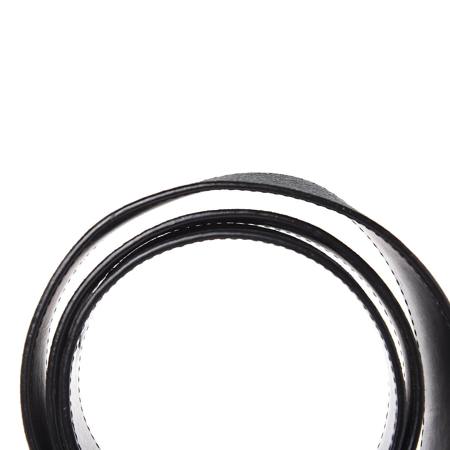 Louis Vuitton Suede Calfskin Mini Damier 40mm LV Initiales Belt 95 38 Black 4 of 8