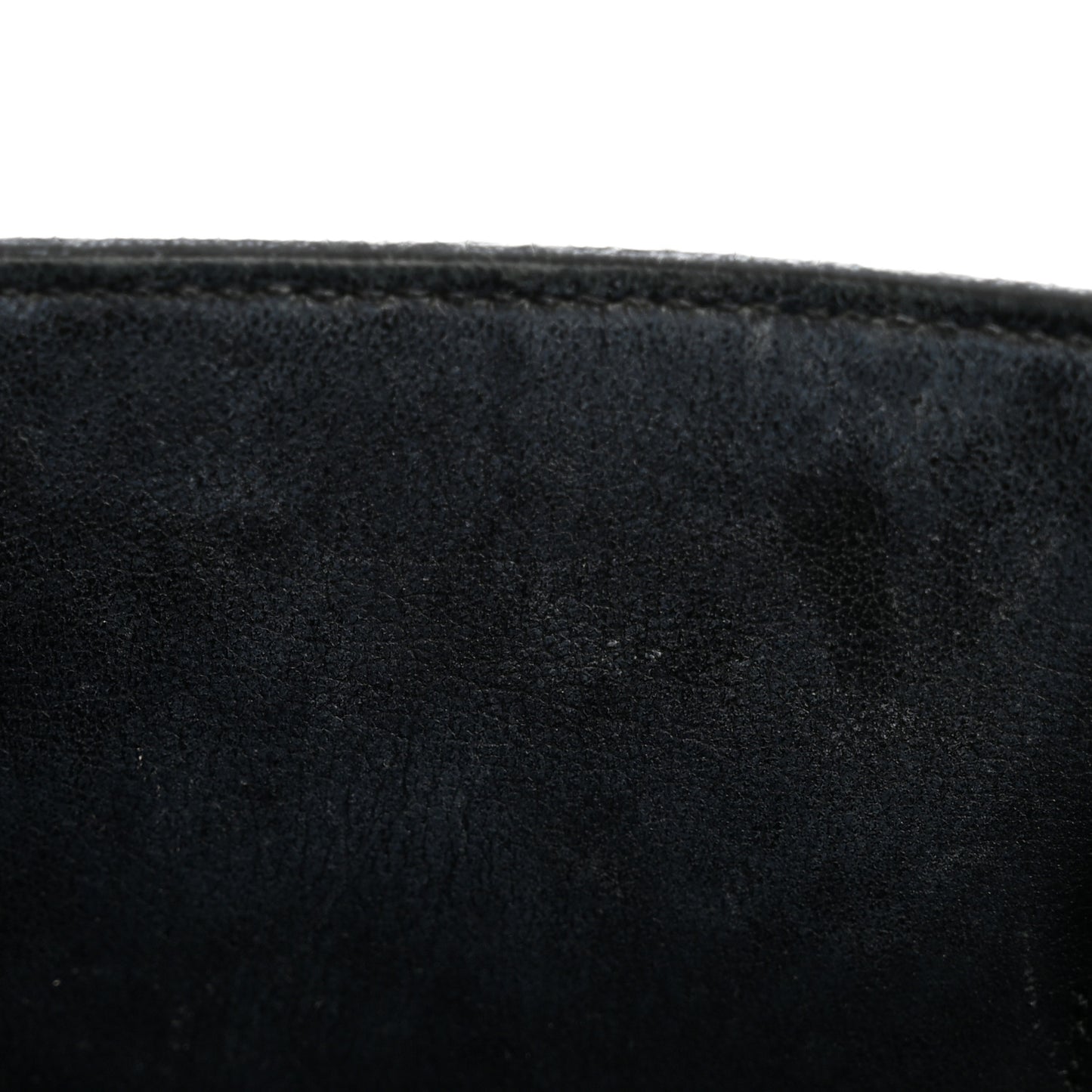 Grained Calfskin Baby Sac De Jour Black