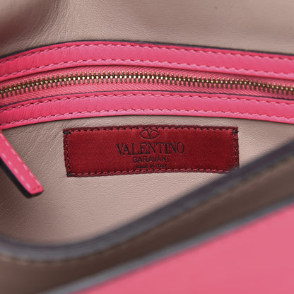 Valentino Garavani Nappa Rockstud Wristlet Clutch Fuxia Fluo 6 of 12