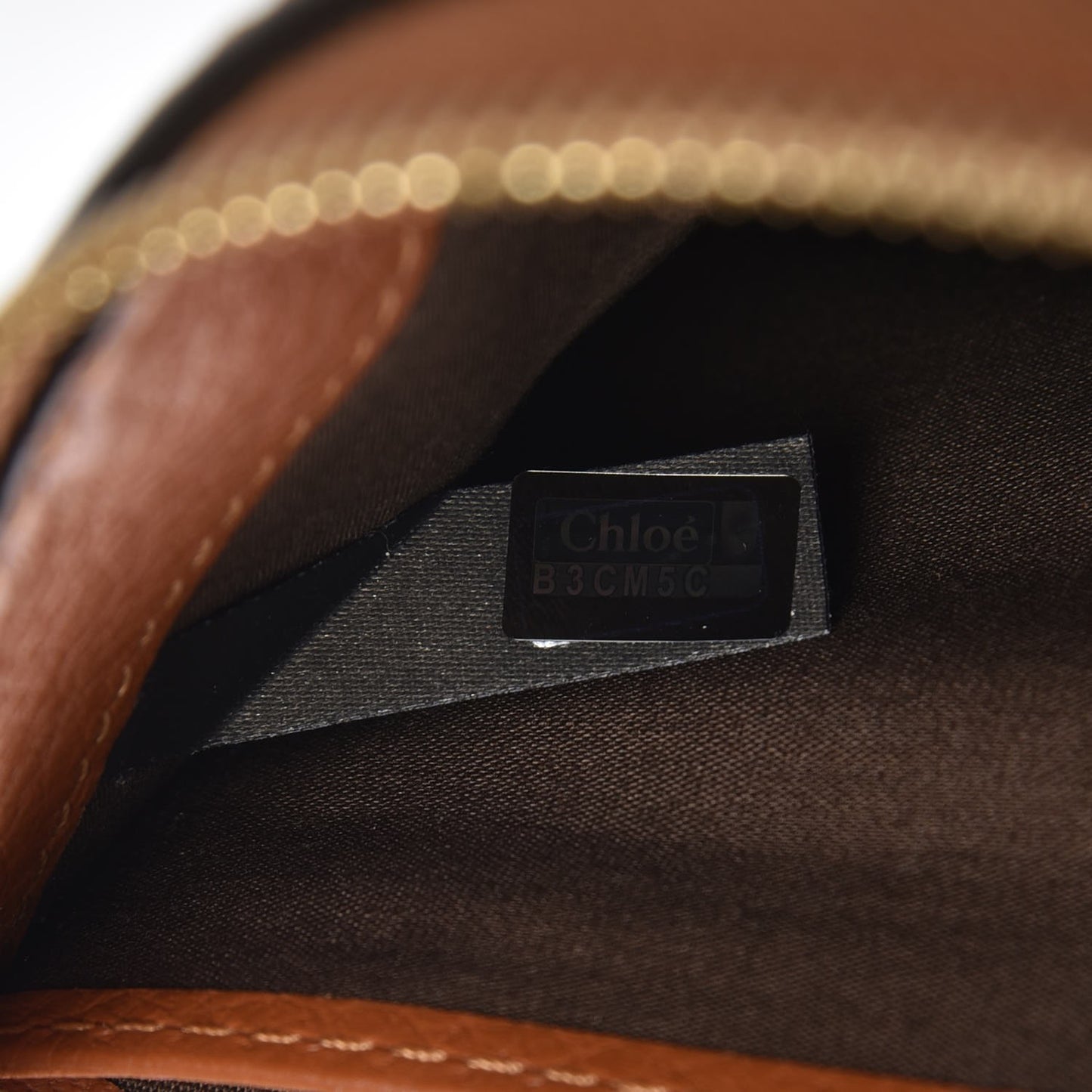 Grained Calfskin Marcie Long Zip Around Wallet Tan