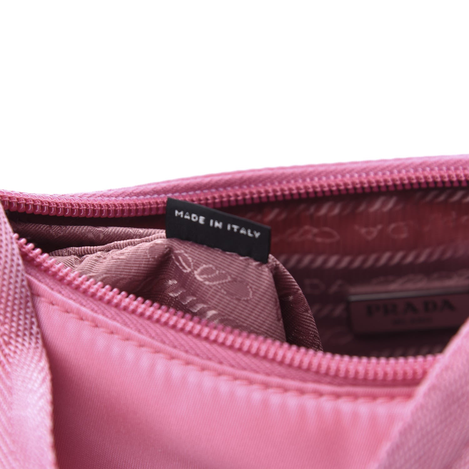 Prada Tessuto Nylon Mini Re-Edition 2000 Bag Begonia 9 of 11