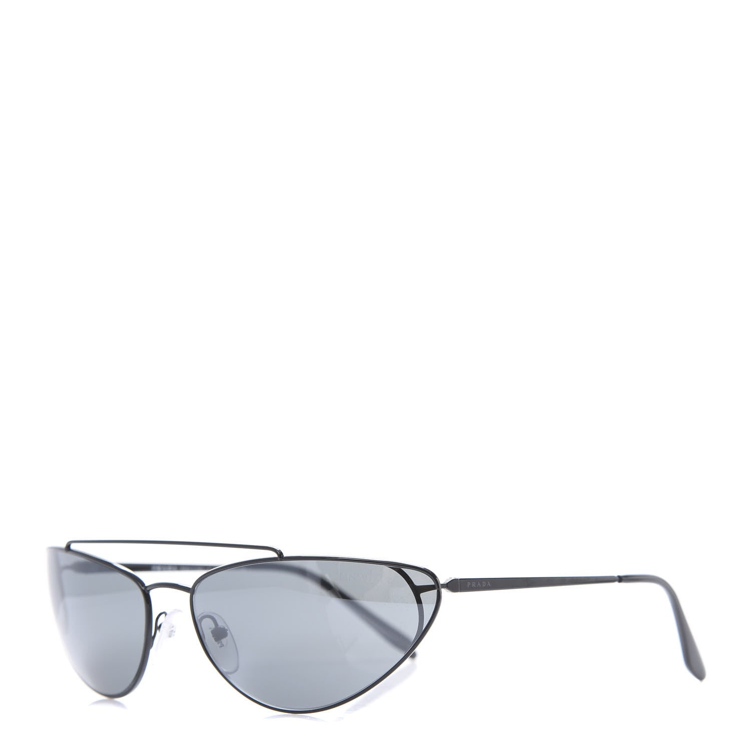 Prada Cat Eye Sunglasses SPR 62V Black 1 of 7