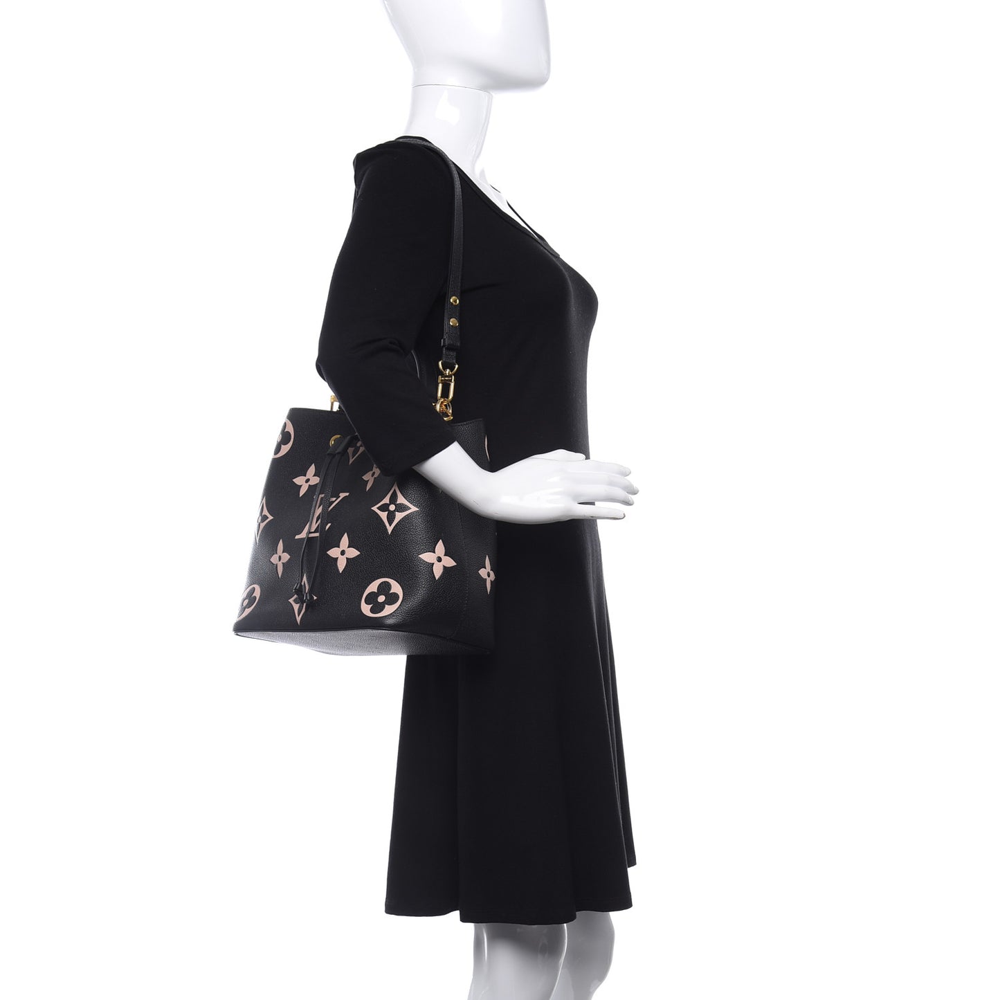 Empreinte Monogram Giant Neonoe MM Black Beige