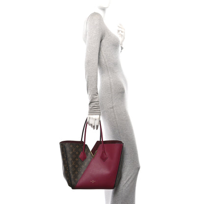 Louis Vuitton Calfskin Monogram Kimono Tote Grape 2 of 13