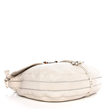 Gucci Calfskin Large Jungle Shoulder Bag White 4 of 12