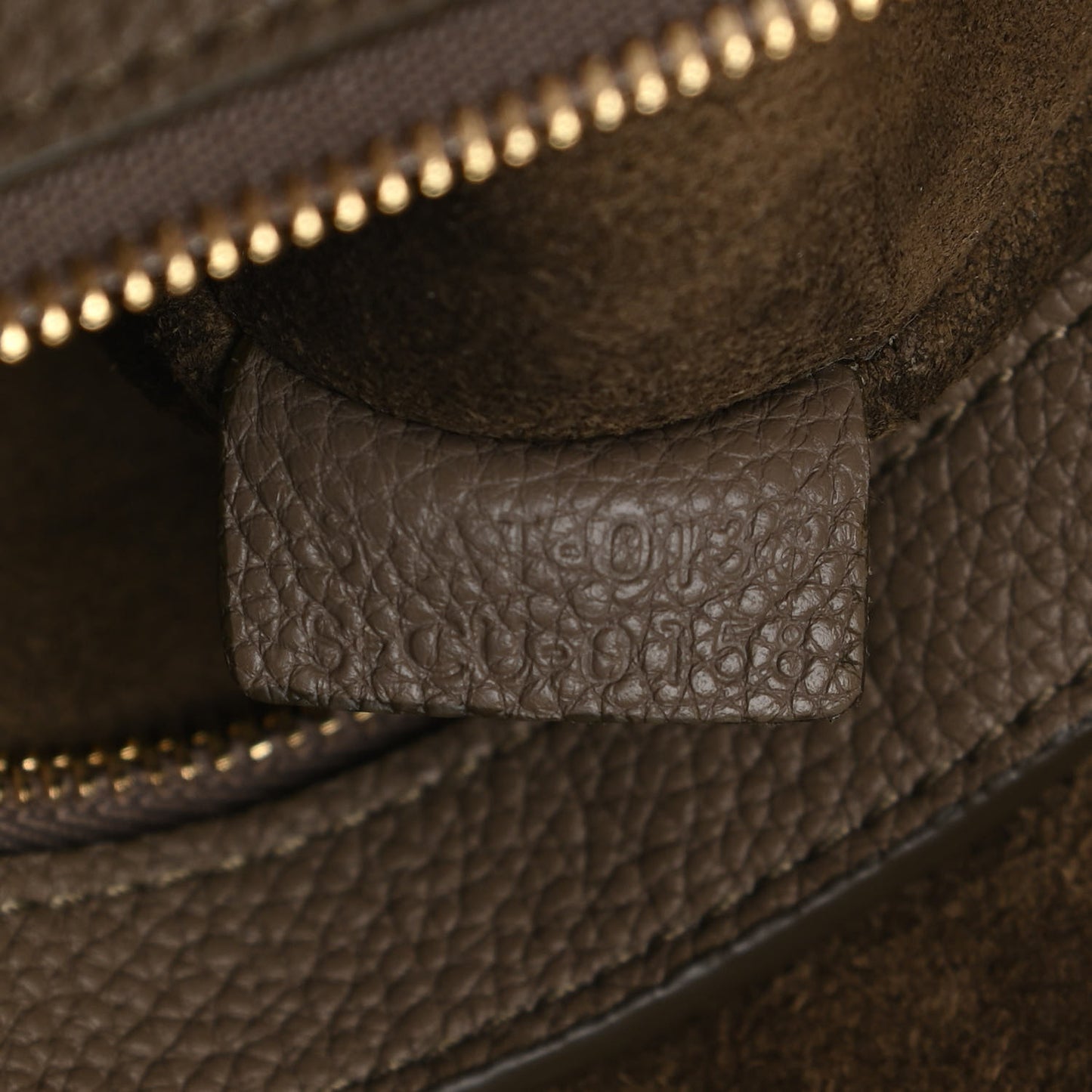Soft Grained Calfskin Small Belt Cabas Phantom Taupe
