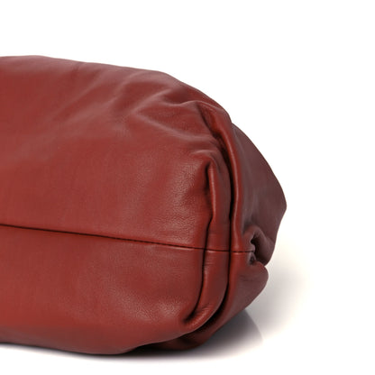 Bottega Veneta Smooth Butter Calf The Pouch Oversized Clutch Rust 11 of 11