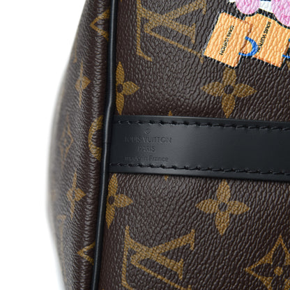 Louis Vuitton Monogram My World Tour Speedy Bandouliere 30 Black 9 of 10