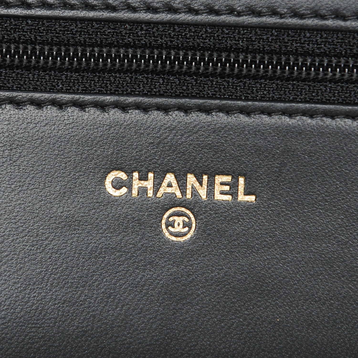 Chanel Lambskin Quilted Boy Wallet On Chain WOC Black 6 of 9