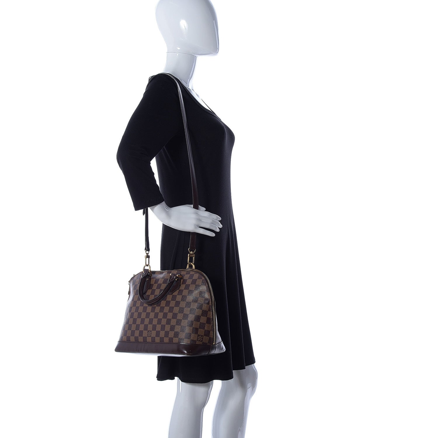 Louis Vuitton Damier Ebene Alma MM 2 of 13