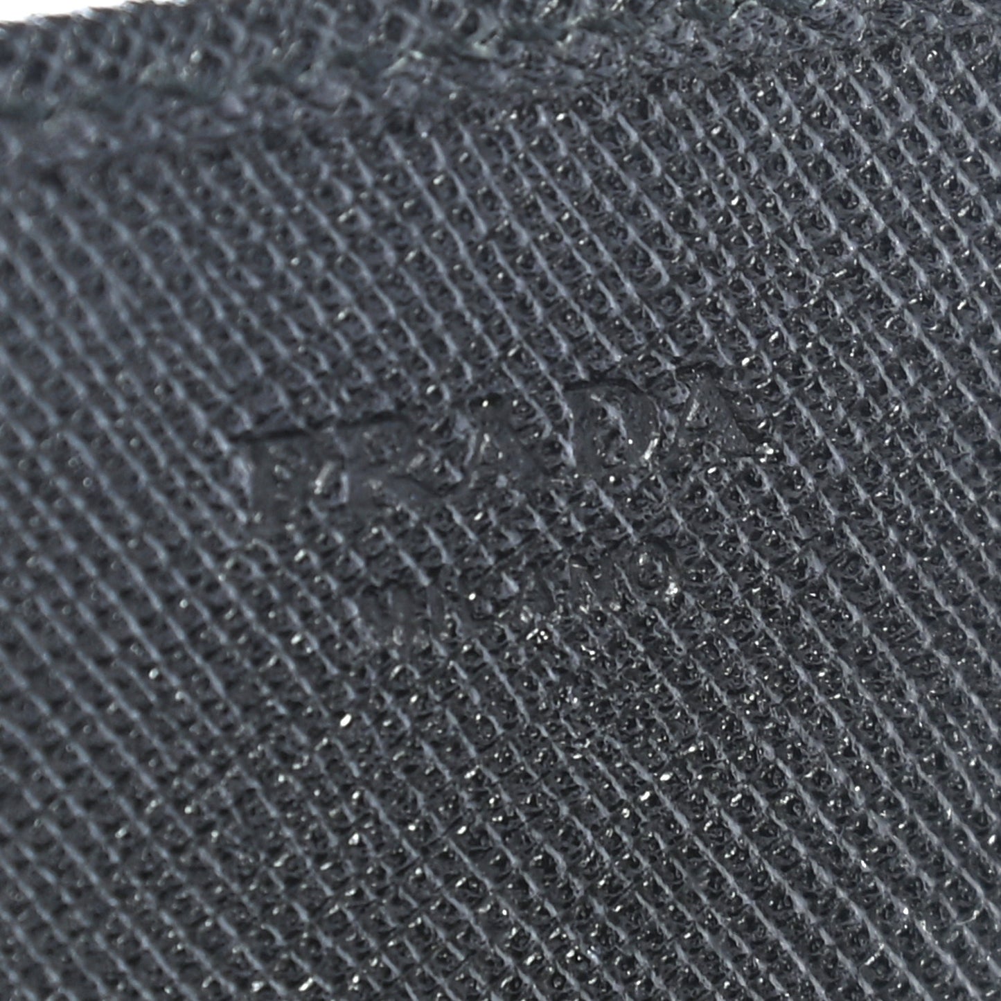 Saffiano Triangle Continental Flap Wallet Black