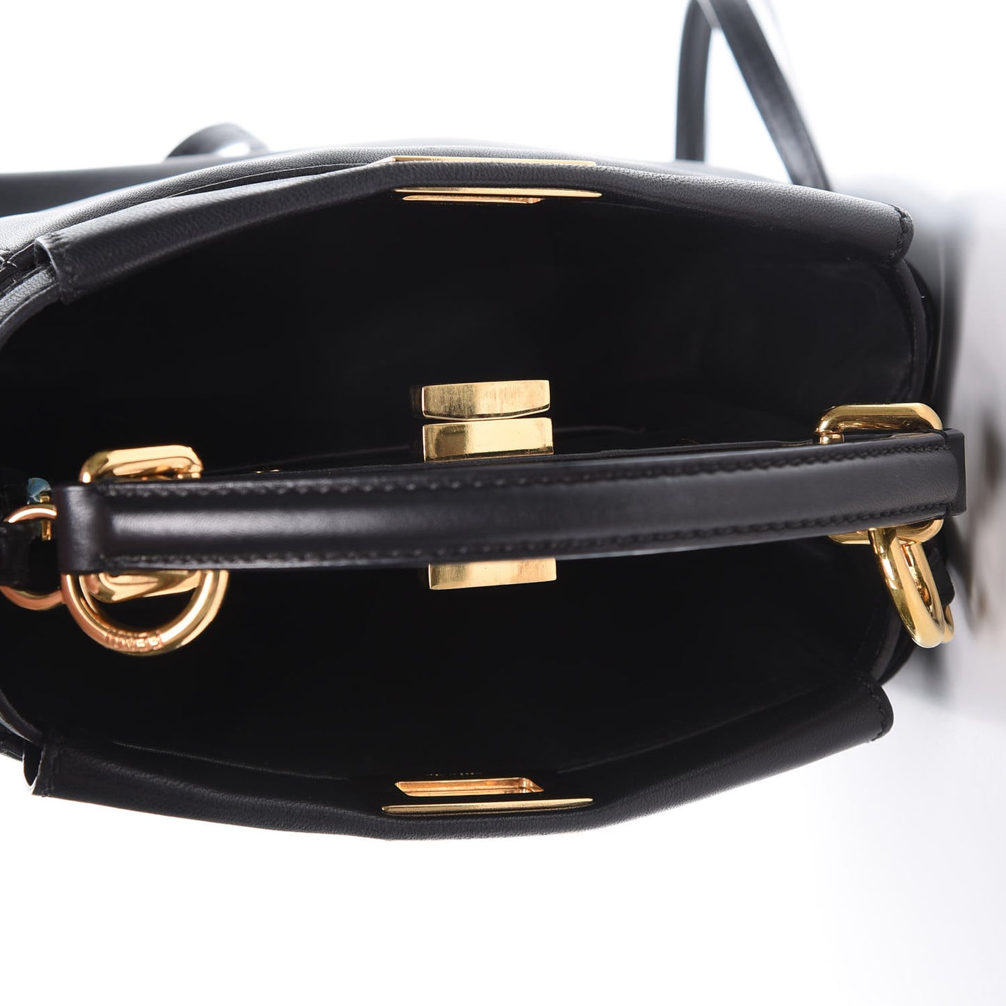 Nappa Mini Peekaboo Iconic Satchel Black