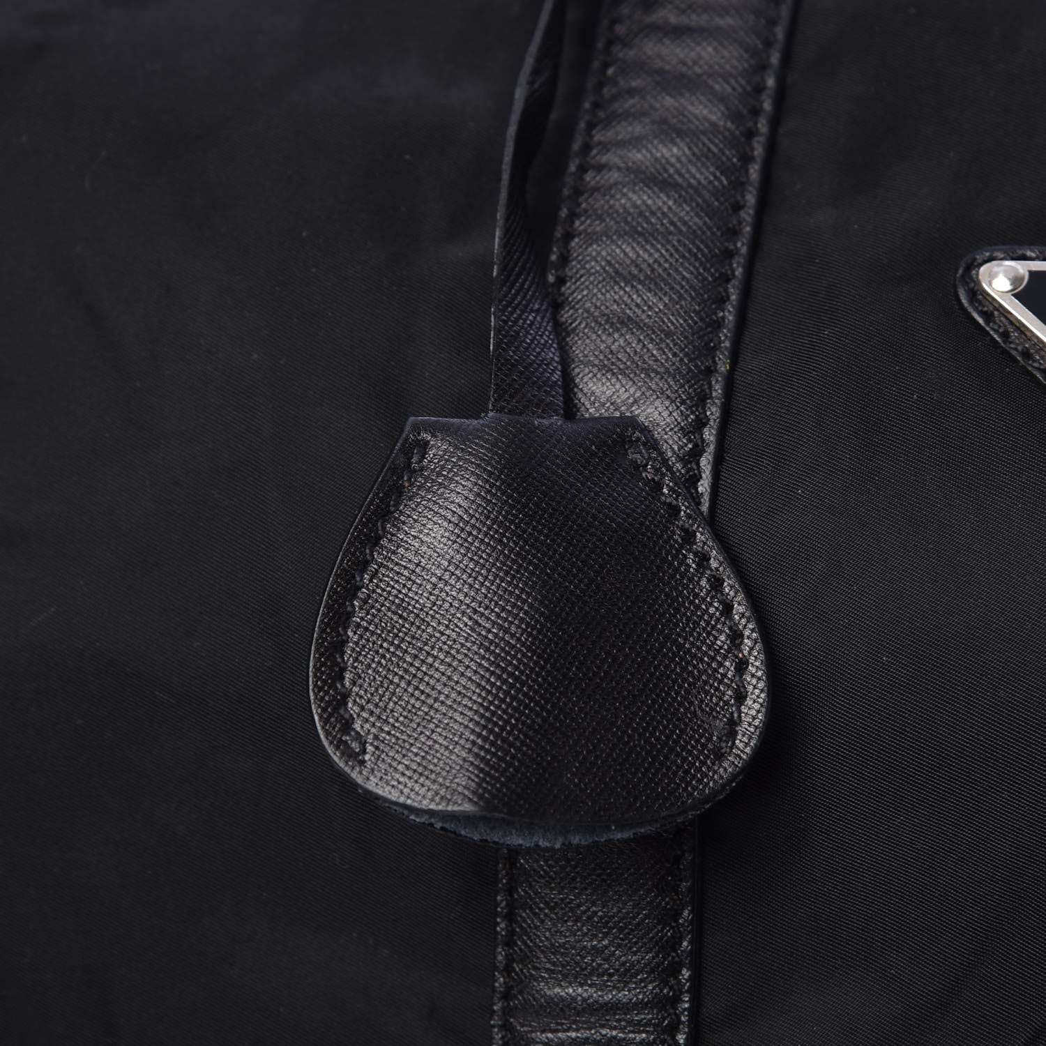 Prada Tessuto Nylon Saffiano Weekender Black 12 of 17