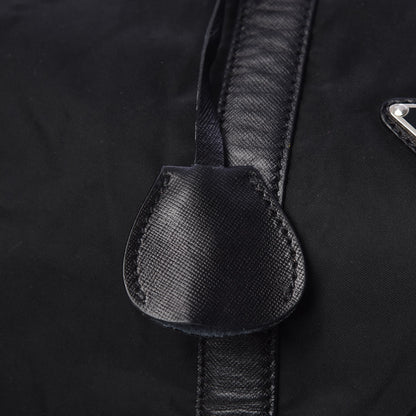 Prada Tessuto Nylon Saffiano Weekender Black 12 of 17