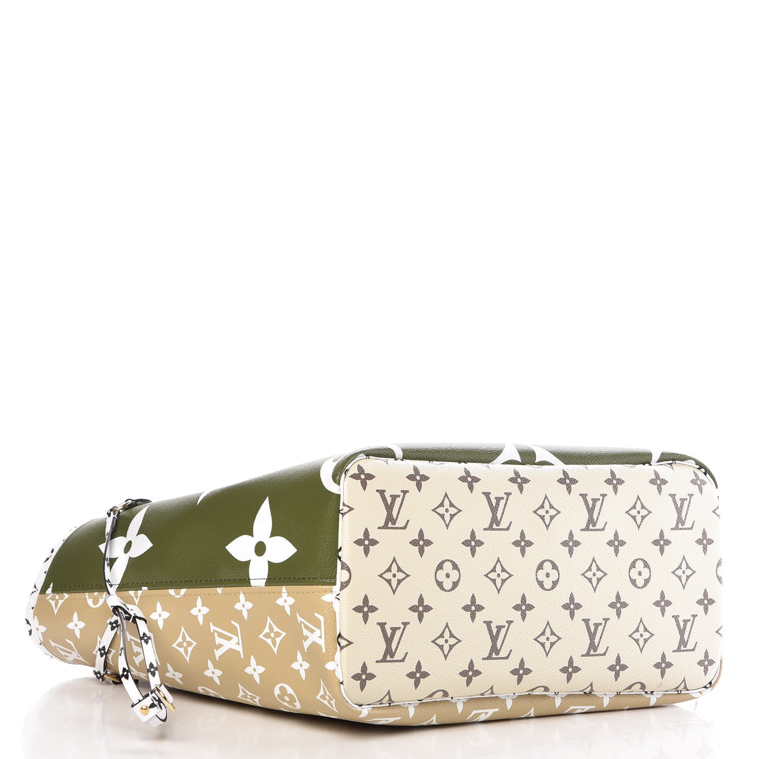 Louis Vuitton Monogram Giant Neverfull MM Kaki 5 of 11