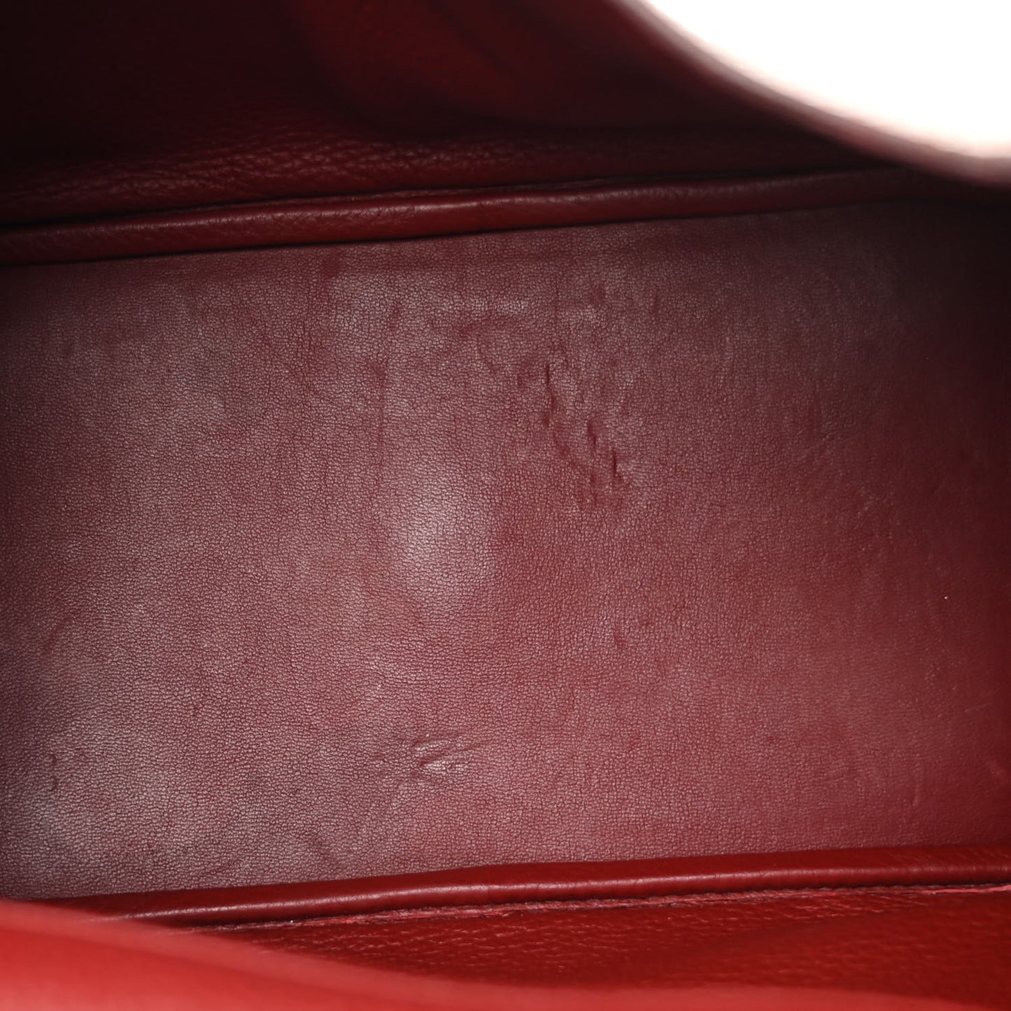 Taurillon Clemence Eclat Lindy 30 Marron D'Inde Rouge H