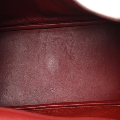Hermes Taurillon Clemence Eclat Lindy 30 Marron D'Inde Rouge H 5 of 10