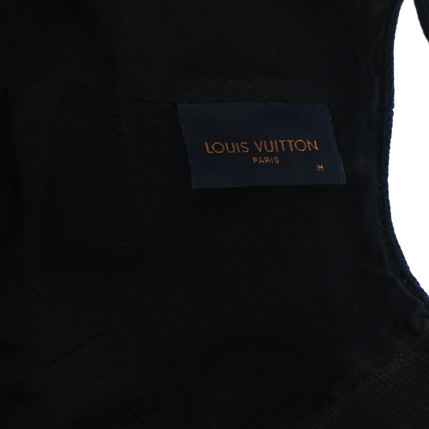 Louis Vuitton Cotton Chain Logo Cap M Navy 8 of 9