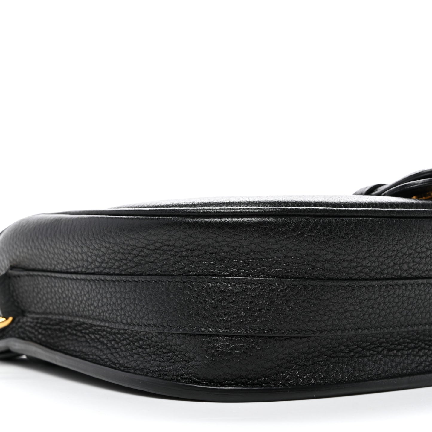 Grained Calfskin Medium Bobby Flap Black