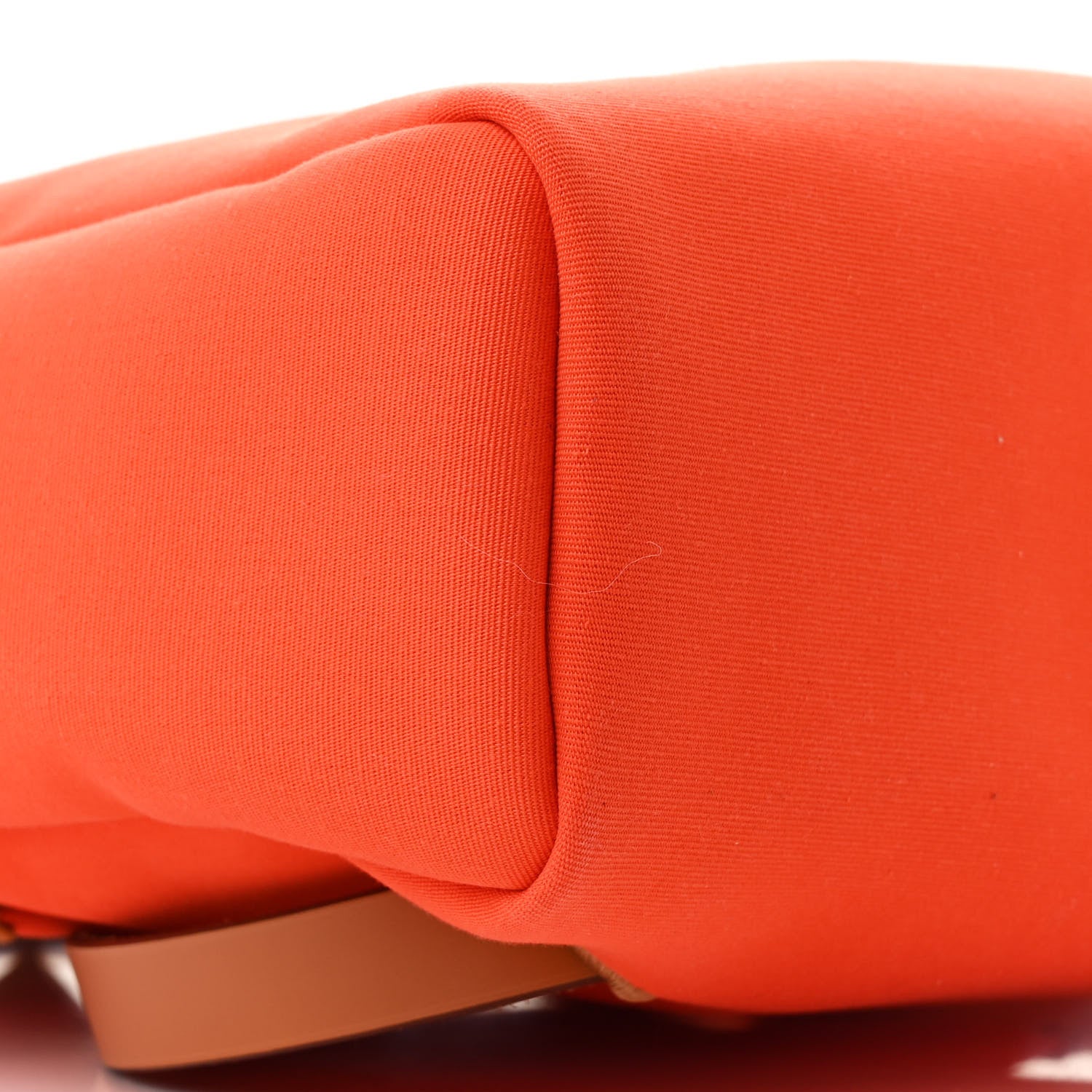 Hermes Military Toile Vache Hunter Herbag a Dos Zip Retourne Backpack Orange Mecano Fauve 10 of 12