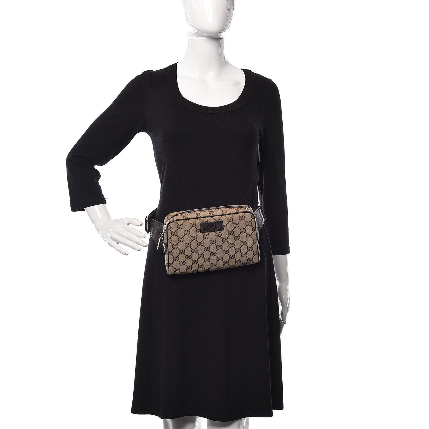 Monogram Belt Bag Dark Brown