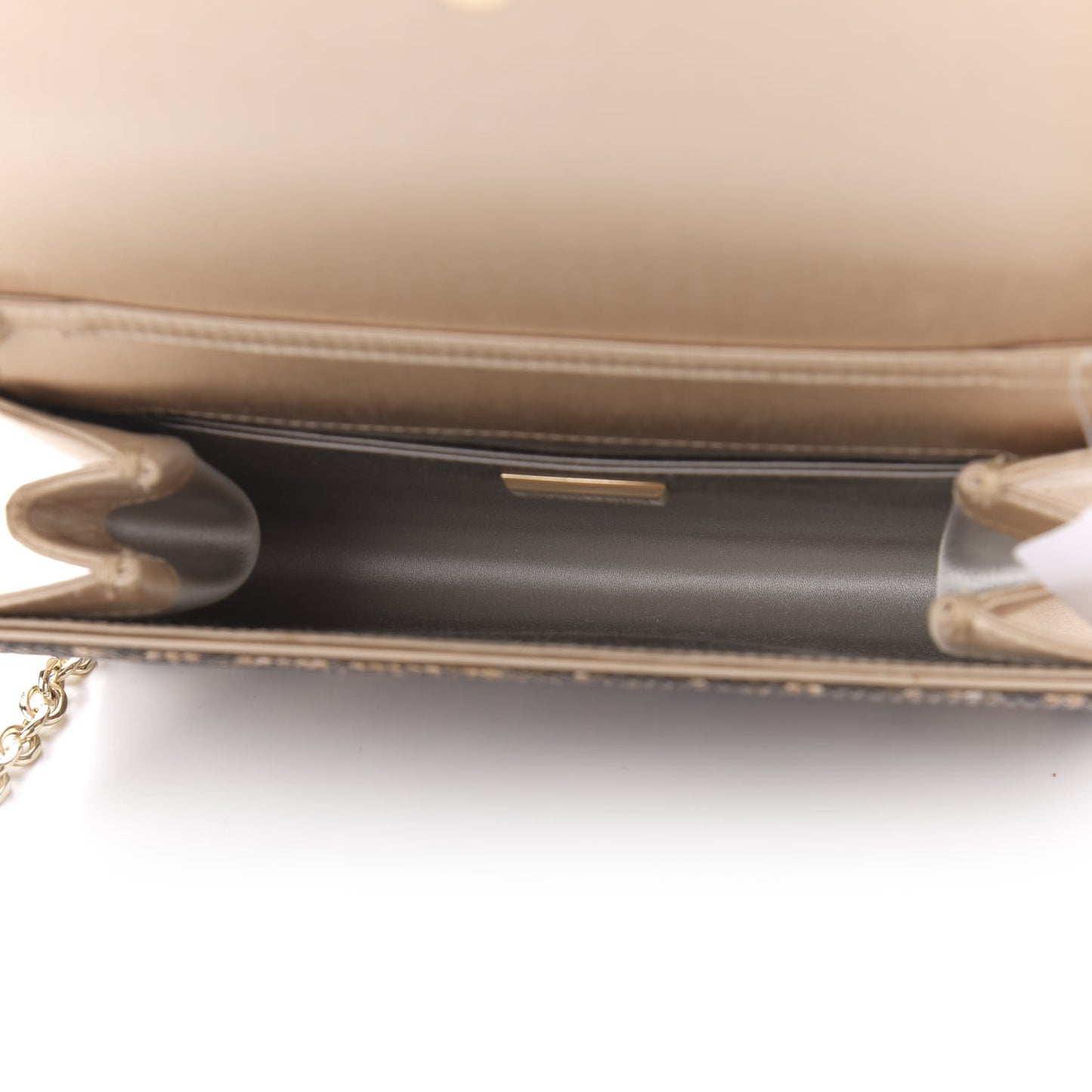 Swarovski Crystal Fizzoni Leopard Clutch Champagne Multicolor