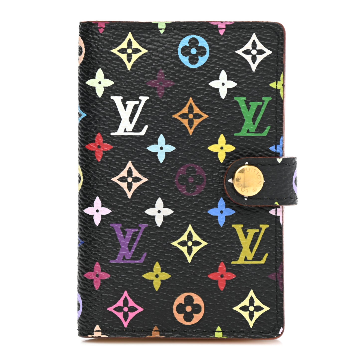 Monogram Multicolor Carnet de Bal Mini Agenda Cover Black