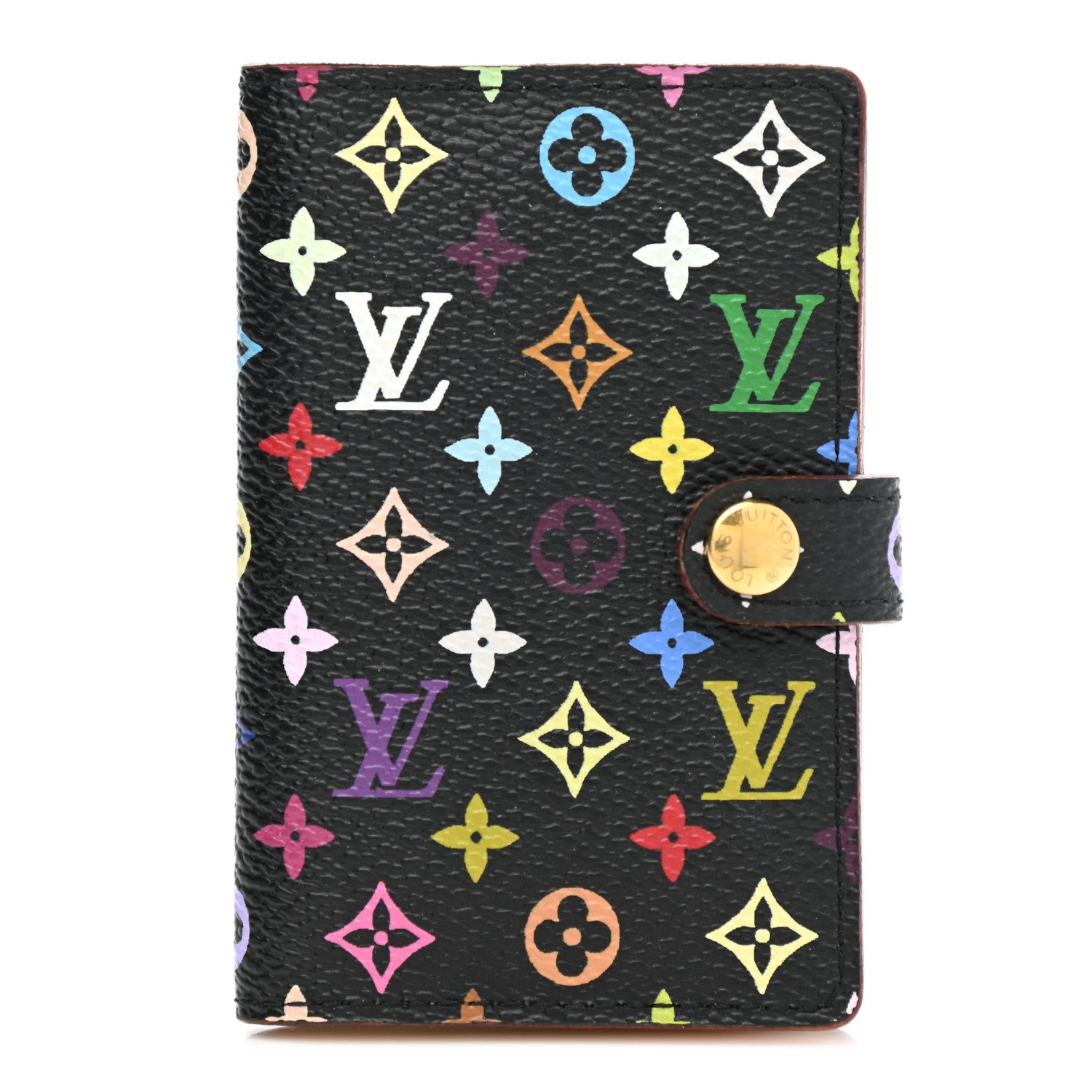 Louis Vuitton Monogram Multicolor Carnet de Bal Mini Agenda Cover Black 1 of 5