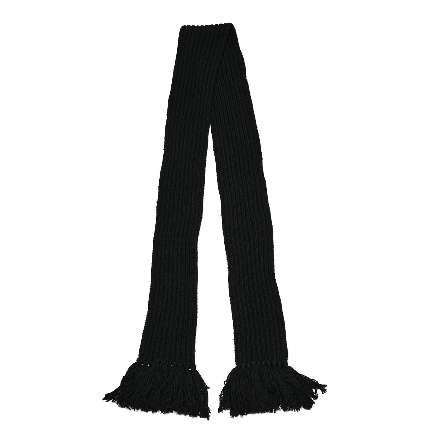 Gucci Wool Knit Scarf Black 2 of 5