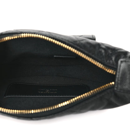 Chanel Caviar Quilted Polly Pocket Pouch Hobo Black 5 of 10