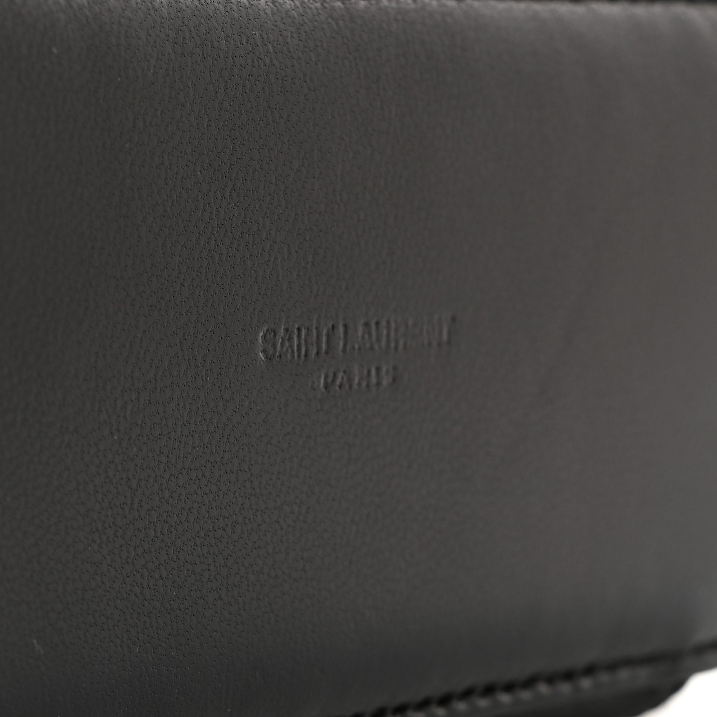 Lambskin Quilted Mini Gaby Vanity Case Black