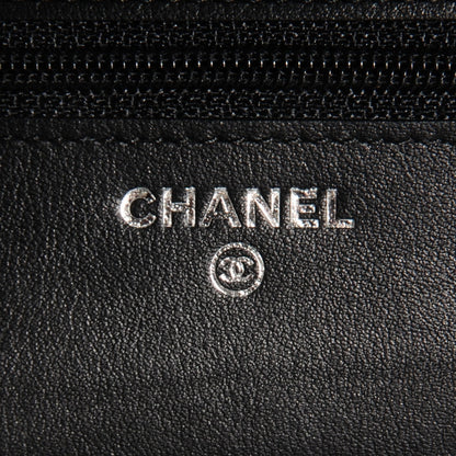 Chanel Caviar Sevruga Wallet On Chain WOC Black 7 of 9