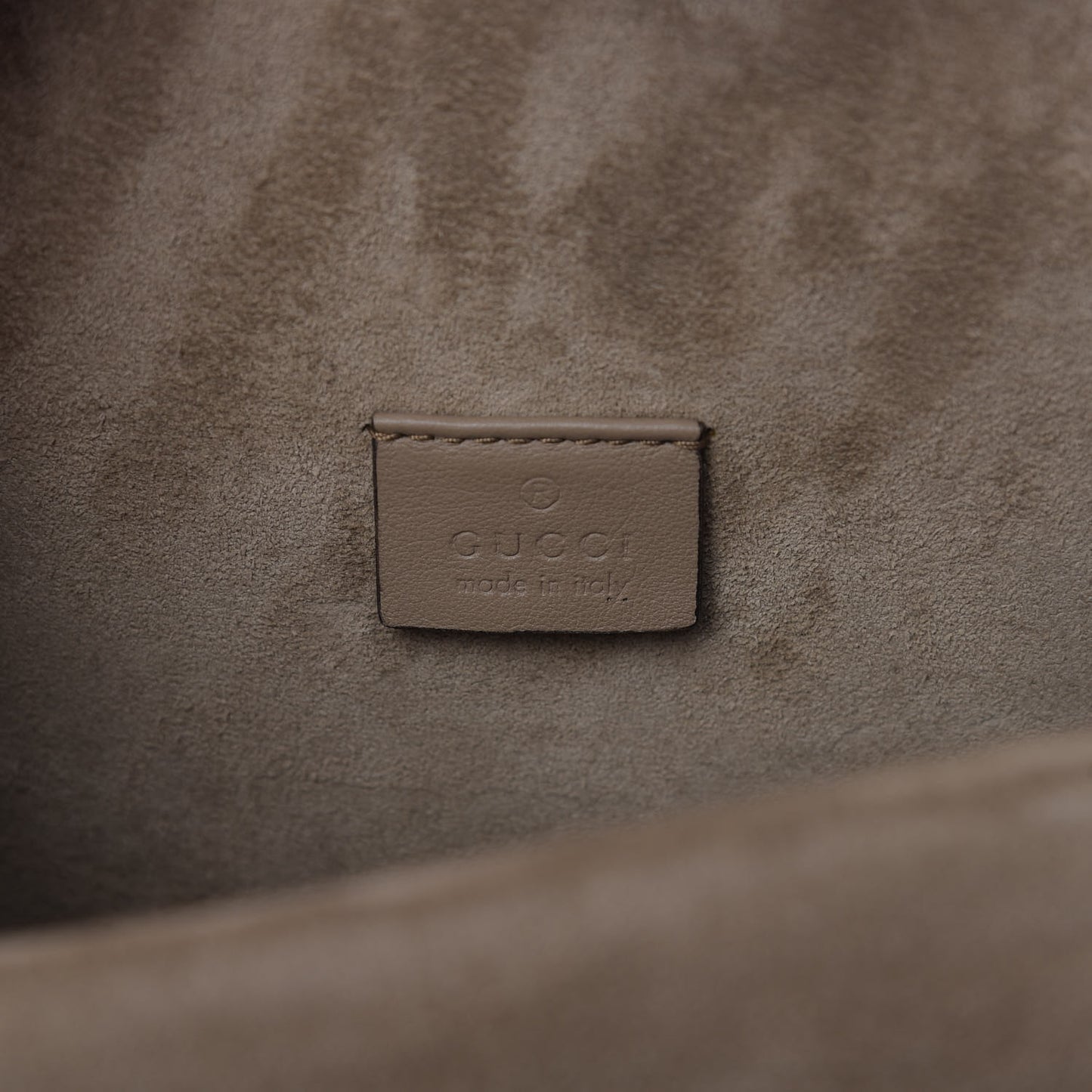 GG Supreme Monogram Mini Dionysus Shoulder Bag Taupe