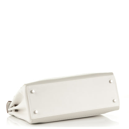 Hermes Togo Swift Ghillies Kelly 32 White Gris Perle 5 of 26