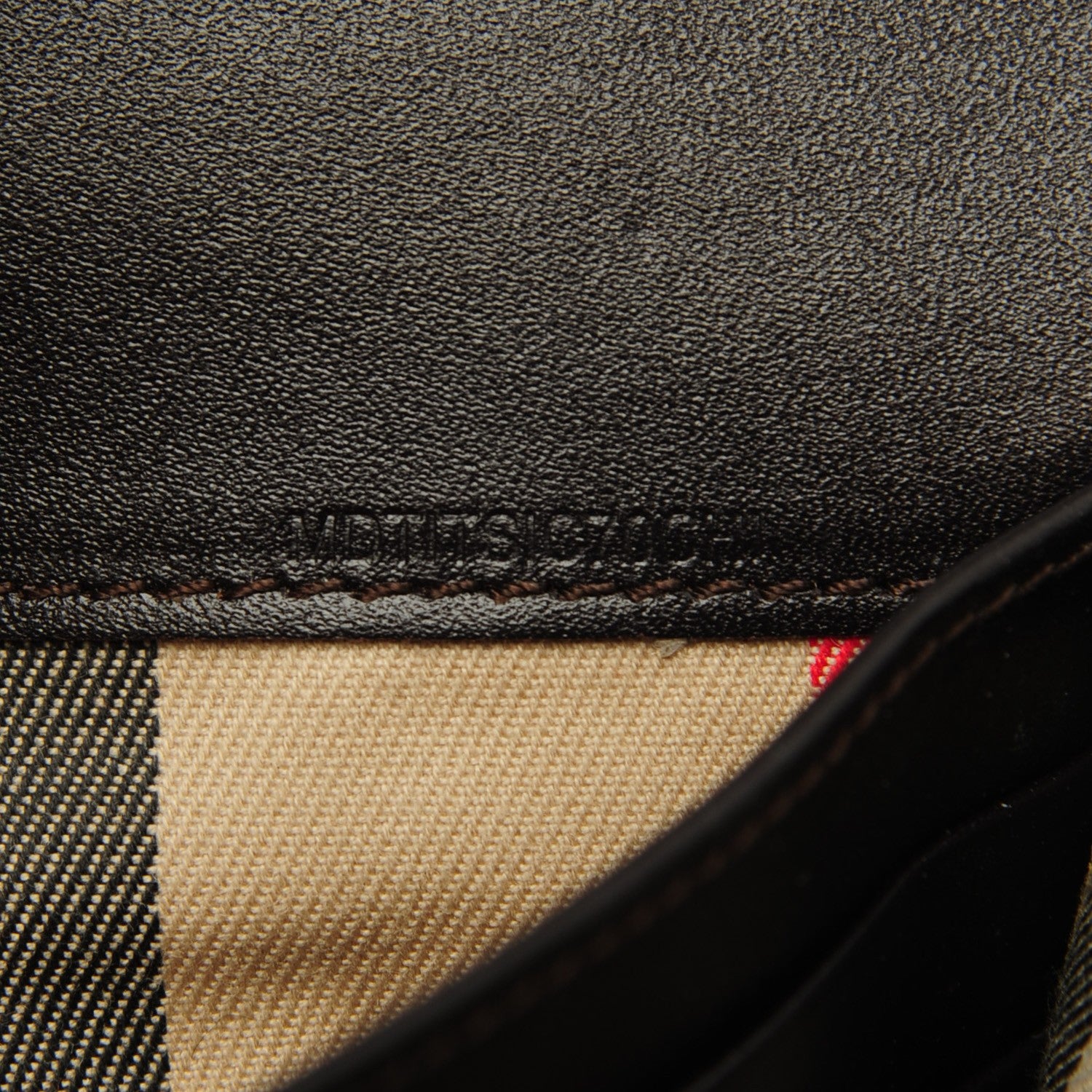 Burberry Grainy Calfskin Penrose Continental Wallet Dark Chocolate 8 of 9