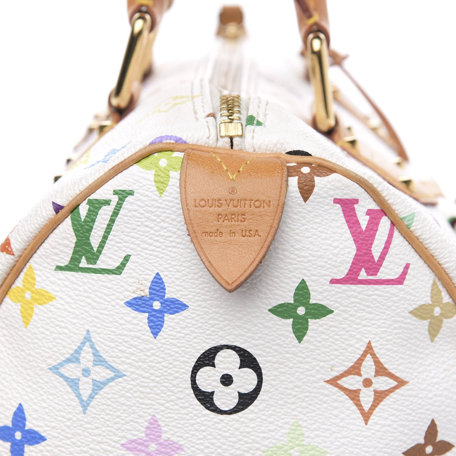 Louis Vuitton Monogram Multicolor Speedy 30 White 13 of 15