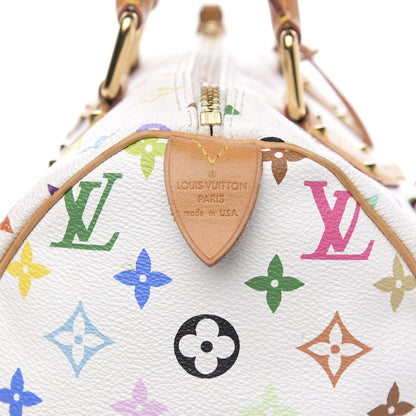 Louis Vuitton Monogram Multicolor Speedy 30 White 13 of 15